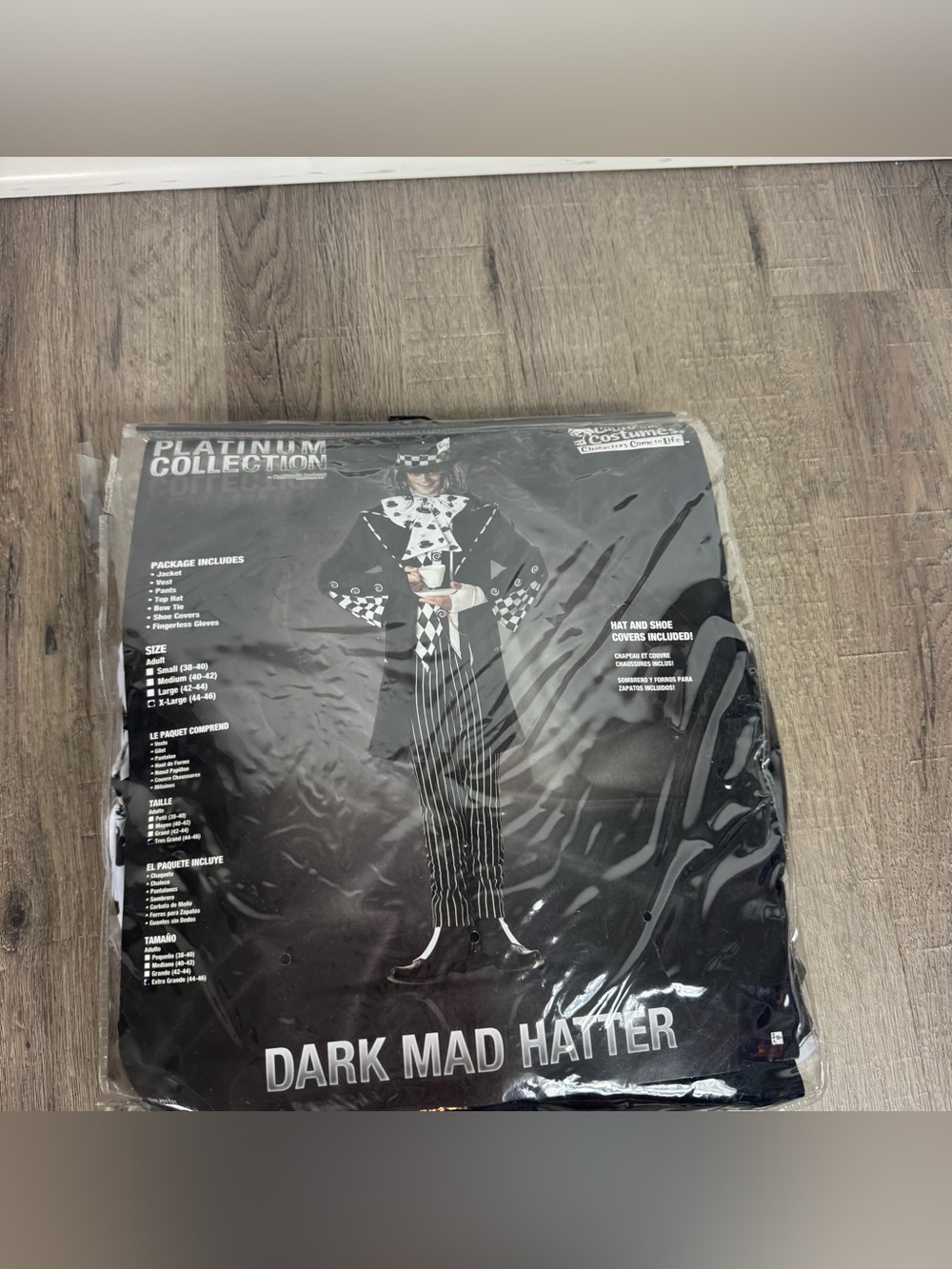 California Costumes Dark Mad Hatter Men’s XL 44-46 Halloween Costume Cosplay